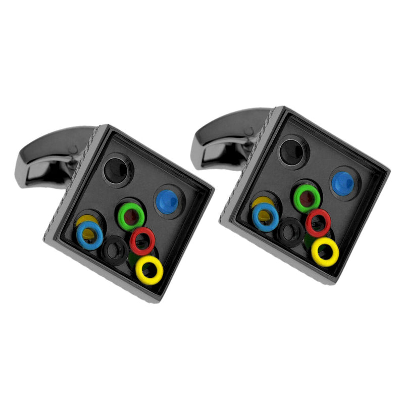 Tateossian RT London Maze Sports Rings Cufflinks