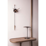 Nomon Punta Wall Clock | Oak finish/Glassfibre/Polystyrene