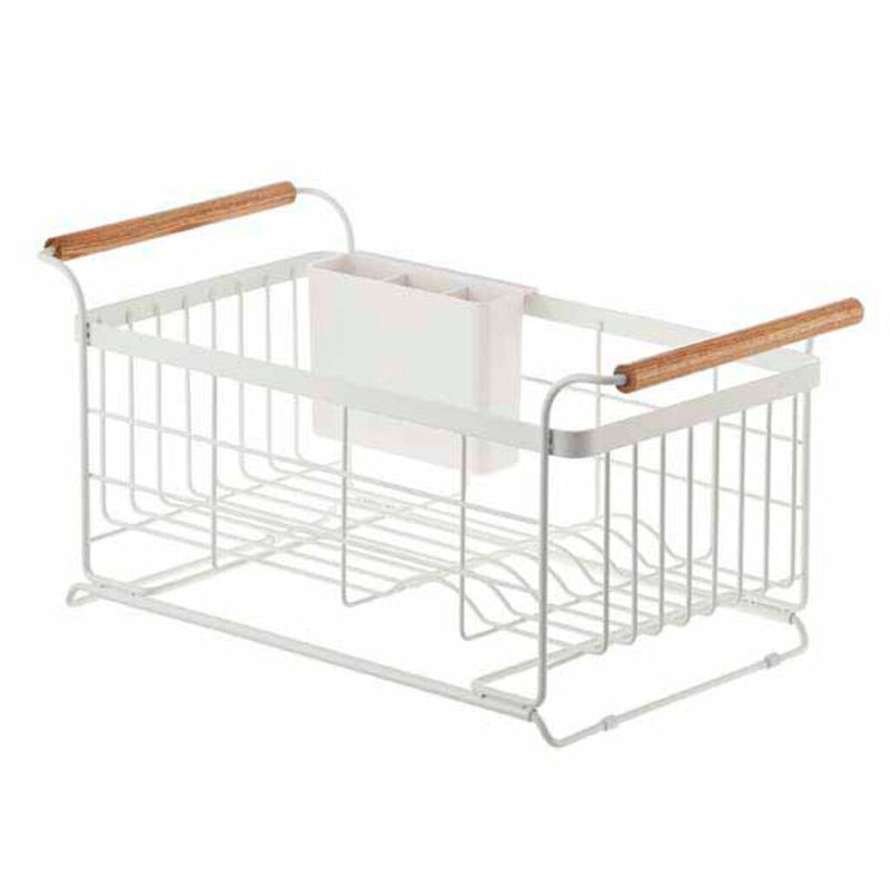 Yamazaki Tosca Over-The-Sink Dish Drainer Rack - White
