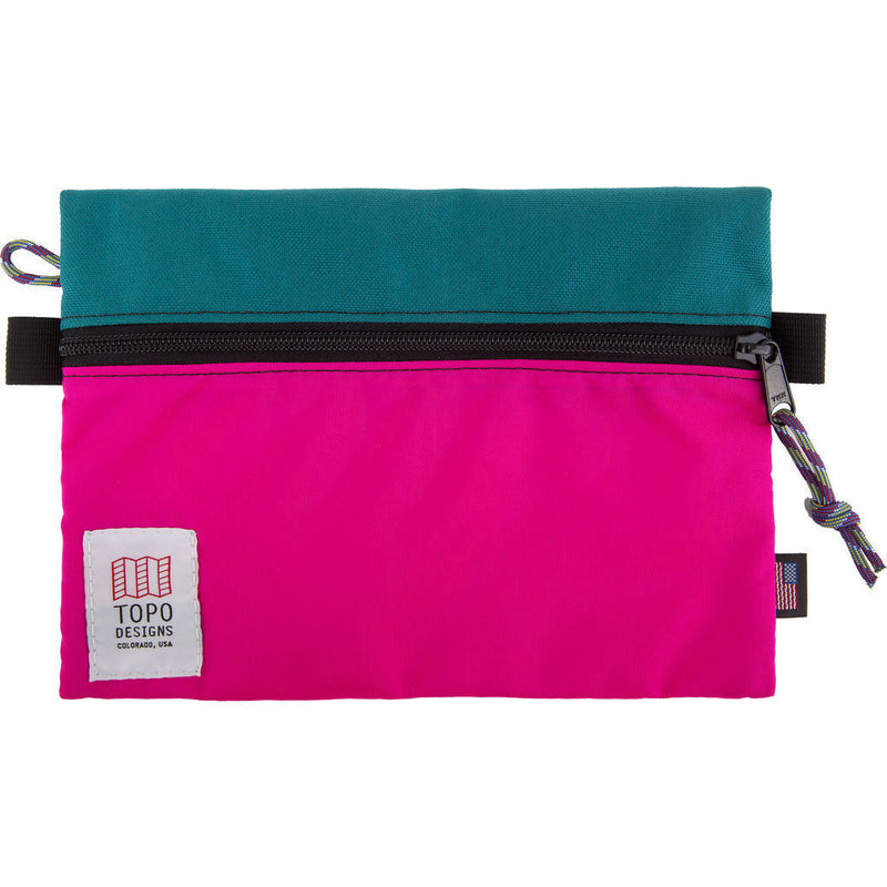 Topo Designs Medium Accessory Bag | Turquoise/Pink TDABF17TQ/PK