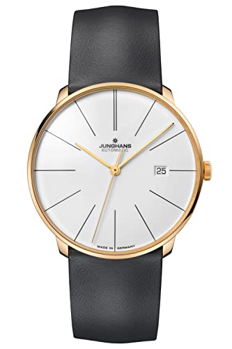 Junghans Meister Fein Automatic Watch | Gold PVD/White/Black