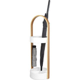 Umbra Hub Umbrella Stand | White/Natural 320240-668