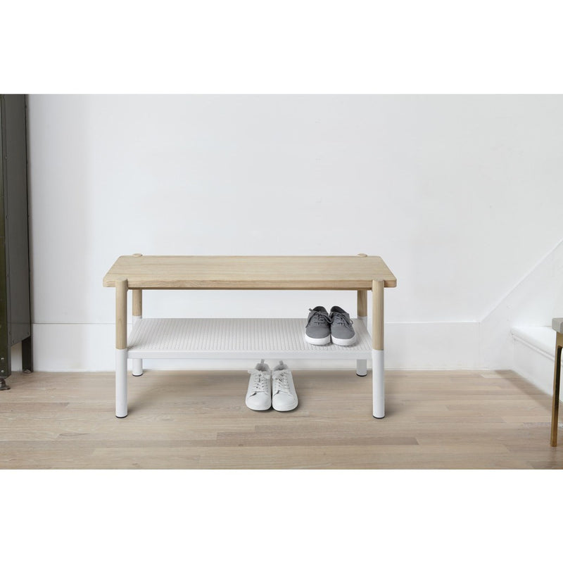 Umbra Promenade Bench | White 320800-668