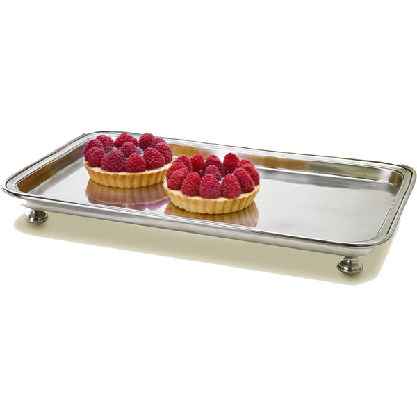 Match Footed Rectangle Service Tray
