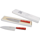Coltellerie Berti Santoku Knife | Red Lucite Handle