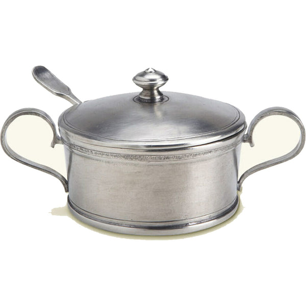 Match Sugar Bowl with Handles & Spoon