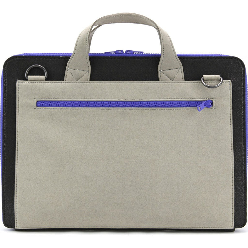 M.R.K.T. Frank Laptop Briefcase | Black/Stone Grey 325502D