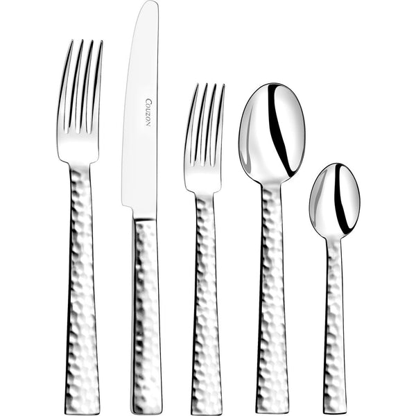 Couzon Ato Hammered Five Piece Place | Setting Stainless Steel 328301
