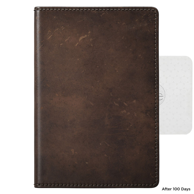 Nomad Traditional Passport Wallet Rustic Brown