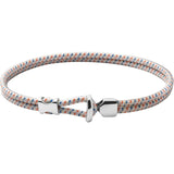 Miansai Mens Orson Loop Bungee Rope Bracelet | Sterling Silver