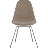 NyeKoncept Mid Century Classroom Side Chair | Light Sand/Nickel 331001CL1
