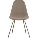 NyeKoncept Mid Century Classroom Side Chair | Light Sand/Brass 331001CL2