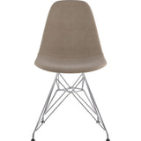 NyeKoncept Mid Century Eiffel Side Chair | Light Sand/Nickel 331001EM1