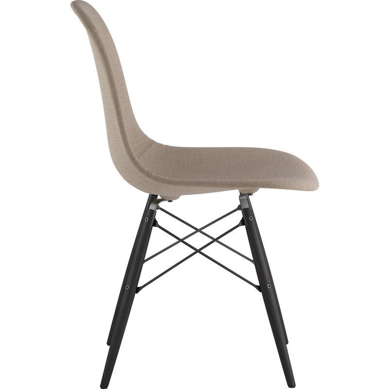 NyeKoncept Mid Century Dowel Side Chair | Light Sand/Gunmetal 331001EW3