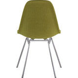 NyeKoncept Mid Century Classroom Side Chair | Avocado Green/Nickel 331002CL1