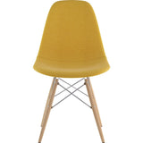 NyeKoncept Mid Century Dowel Side Chair | Papaya Yellow/Nickel 331003EW1