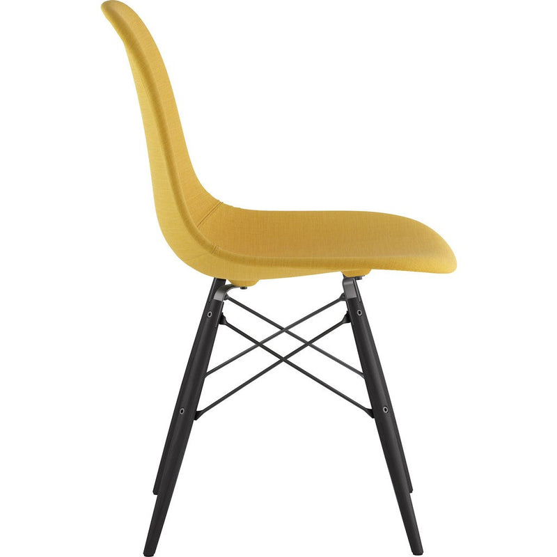 NyeKoncept Mid Century Dowel Side Chair | Papaya Yellow/Gunmetal 331003EW3