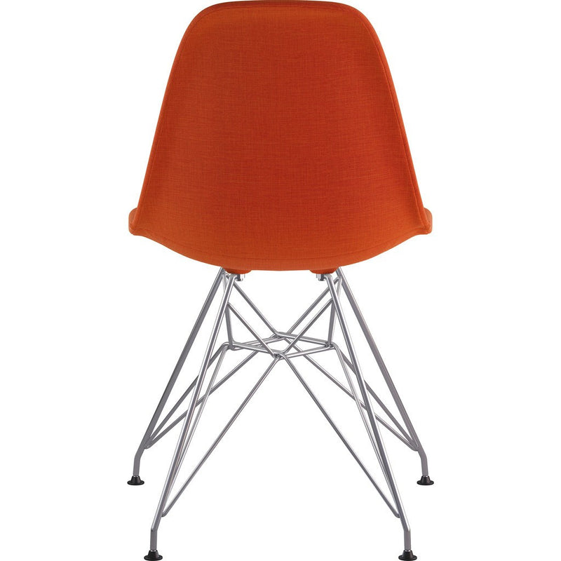 NyeKoncept Mid Century Eiffel Side Chair | Lava Red/Nickel 331004EM1