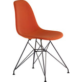 NyeKoncept Mid Century Eiffel Side Chair | Lava Red/Gunmetal 331004EM3