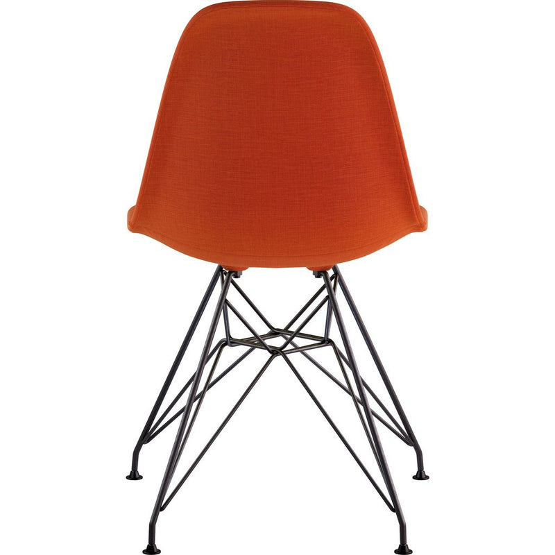 NyeKoncept Mid Century Eiffel Side Chair | Lava Red/Gunmetal 331004EM3