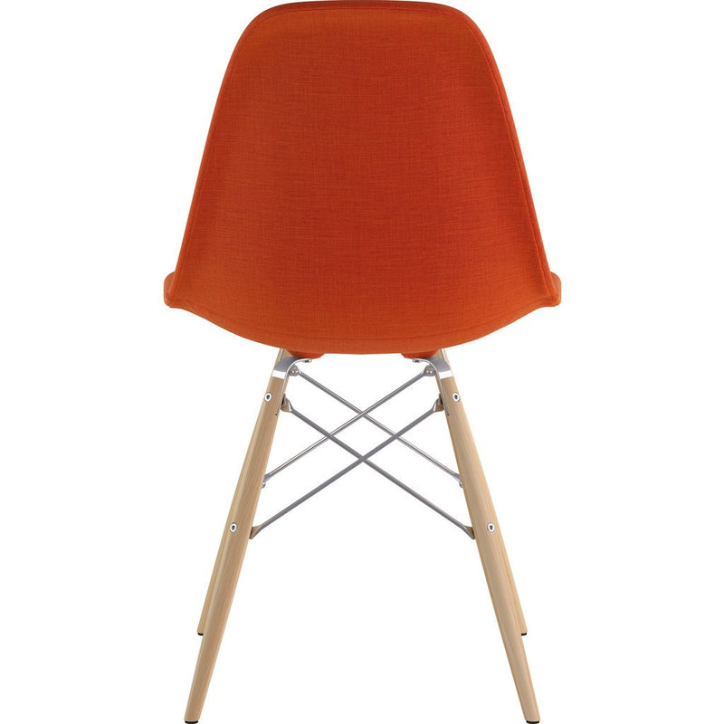 NyeKoncept Mid Century Dowel Side Chair | Lava Red/Nickel 331004EW1