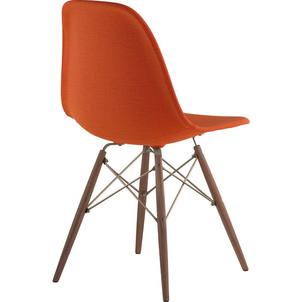 NyeKoncept Mid Century Dowel Side Chair | Lava Red/Brass 331004EW2