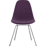 NyeKoncept Mid Century Classroom Side Chair | Plum Purple/Nickel 331005CL1