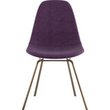 NyeKoncept Mid Century Classroom Side Chair | Plum Purple/Brass 331005CL2