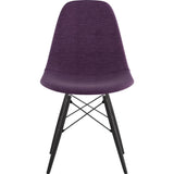 NyeKoncept Mid Century Dowel Side Chair | Plum Purple/Gunmetal 331005EW3
