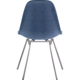 NyeKoncept Mid Century Classroom Side Chair | Dodger Blue/Nickel 331006CL1