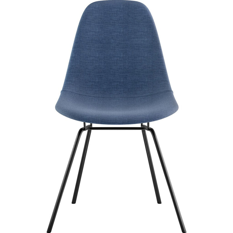 NyeKoncept Mid Century Classroom Side Chair | Dodger Blue/Gunmetal 331006CL3