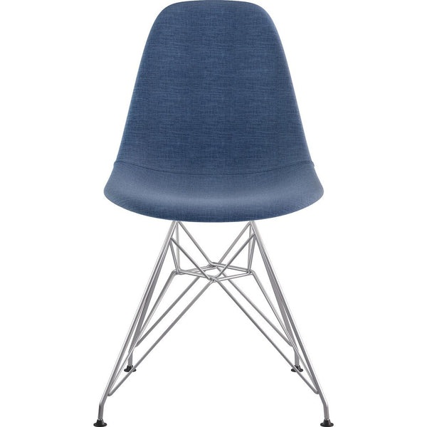 NyeKoncept Mid Century Eiffel Side Chair | Dodger Blue/Nickel 331006EM1