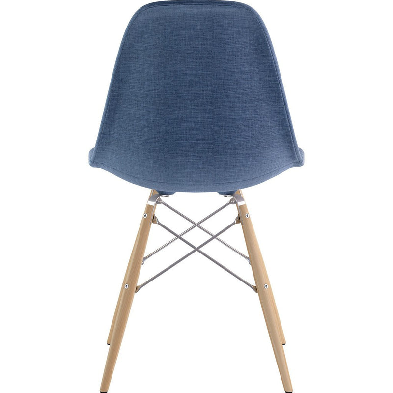NyeKoncept Mid Century Dowel Side Chair | Dodger Blue/Nickel 331006EW1