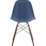 NyeKoncept Mid Century Dowel Side Chair | Dodger Blue/Brass 331006EW2