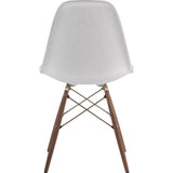 NyeKoncept Mid Century Dowel Side Chair | Glacier White/Brass 331007EW2