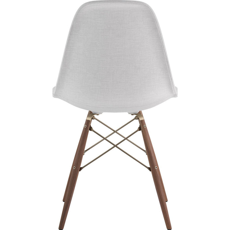 NyeKoncept Mid Century Dowel Side Chair | Glacier White/Brass 331007EW2