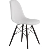 NyeKoncept Mid Century Dowel Side Chair | Glacier White/Gunmetal 331007EW3
