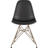NyeKoncept Mid Century Eiffel Side Chair | Milano Black/Brass 331009EM2