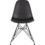 NyeKoncept Mid Century Eiffel Side Chair | Milano Black/Gunmetal 331009EM3