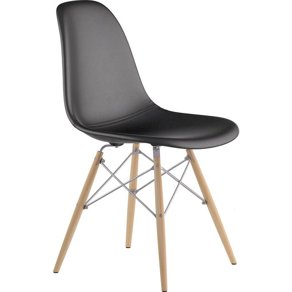 NyeKoncept Mid Century Dowel Side Chair | Milano Black/Nickel 331009EW1