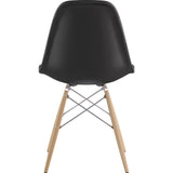 NyeKoncept Mid Century Dowel Side Chair | Milano Black/Nickel 331009EW1