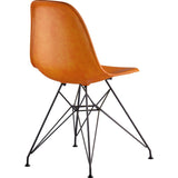 NyeKoncept Mid Century Eiffel Side Chair | Burnt Orange/Gunmetal 331011EM3