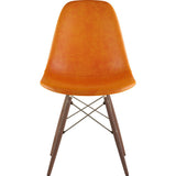 NyeKoncept Mid Century Dowel Side Chair | Burnt Orange/Brass 331011EW2