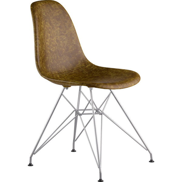 NyeKoncept Mid Century Eiffel Side Chair | Palermo Olive/Nickel 331012EM1