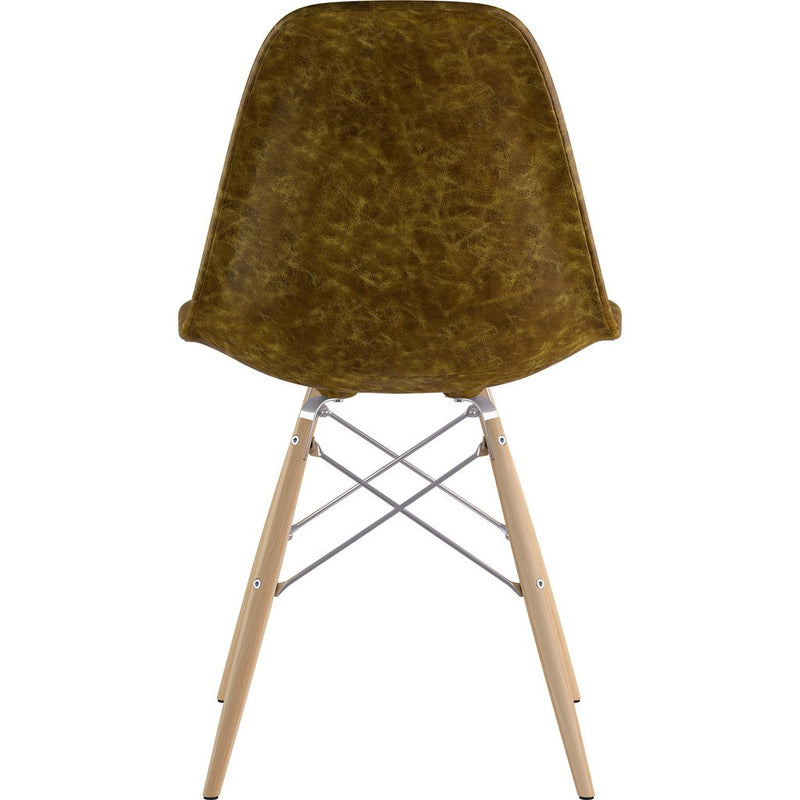 NyeKoncept Mid Century Dowel Side Chair | Palermo Olive/Nickel 331012EW1