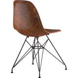 NyeKoncept Mid Century Eiffel Side Chair | Weathered Whiskey/Gunmetal 331013EM3