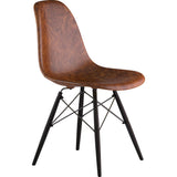 NyeKoncept Mid Century Dowel Side Chair | Weathered Whiskey/Gunmetal 331013EW3