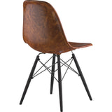 NyeKoncept Mid Century Dowel Side Chair | Weathered Whiskey/Gunmetal 331013EW3