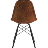 NyeKoncept Mid Century Dowel Side Chair | Weathered Whiskey/Gunmetal 331013EW3