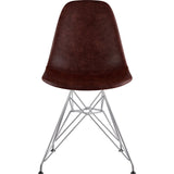 NyeKoncept Mid Century Eiffel Side Chair | Aged Cognac/Nickel 331014EM1
